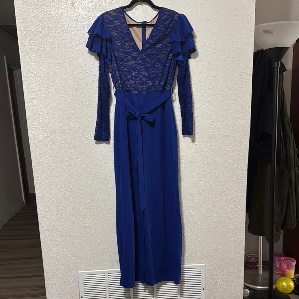 Elegant Blue Jumpsuit